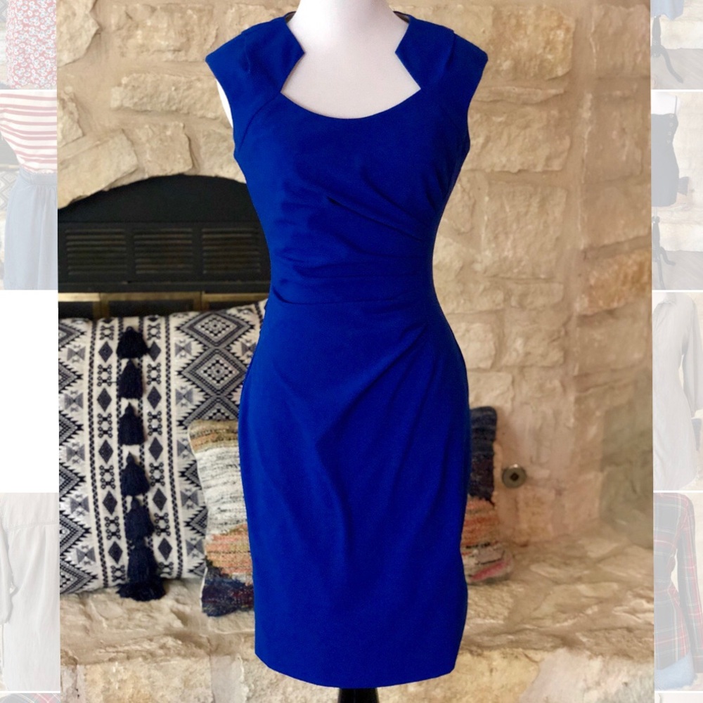 Form fitting cap sleeve Calvin Klein dress